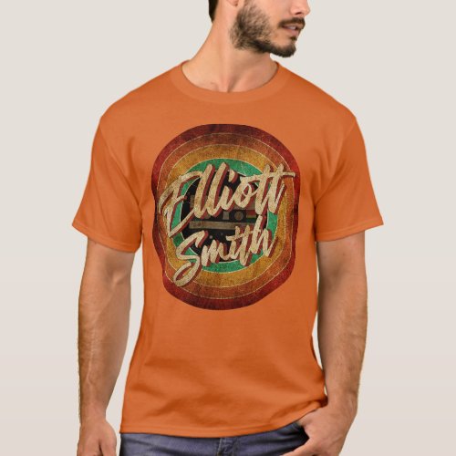 Elliott Smith Vintage Circle Art T_Shirt