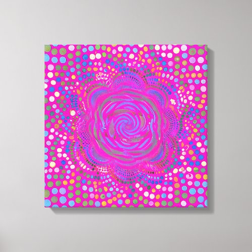 Elliptic curve and homogeneous dispersion Arts Canvas Print