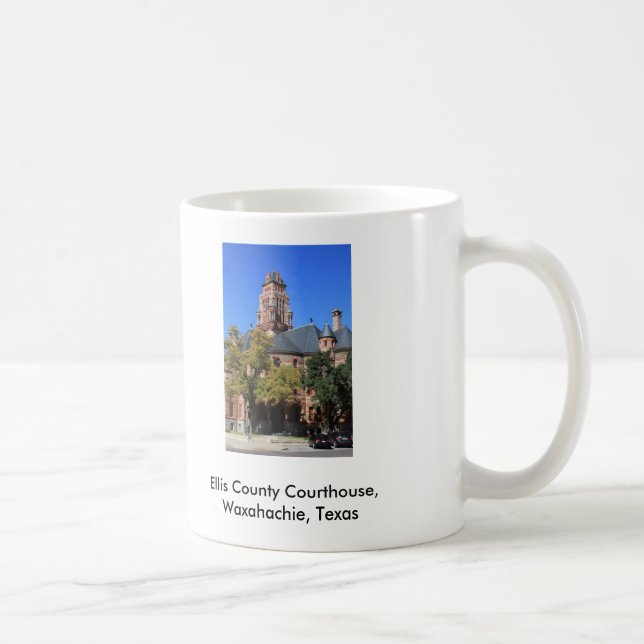 Ellis county Courthouse, Waxahachie, Texas Coffee Mug (Right)