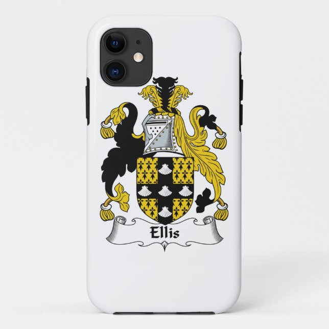 Ellis Family Crest Case-Mate iPhone Case (Back)