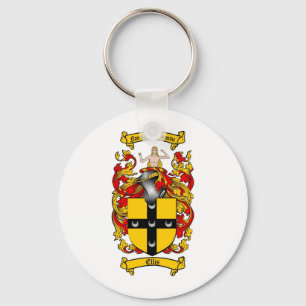 ELLIS FAMILY CREST - ELLIS COAT OF ARMS KEYCHAIN