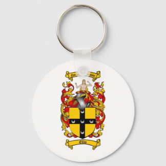 ELLIS FAMILY CREST -  ELLIS COAT OF ARMS KEYCHAIN
