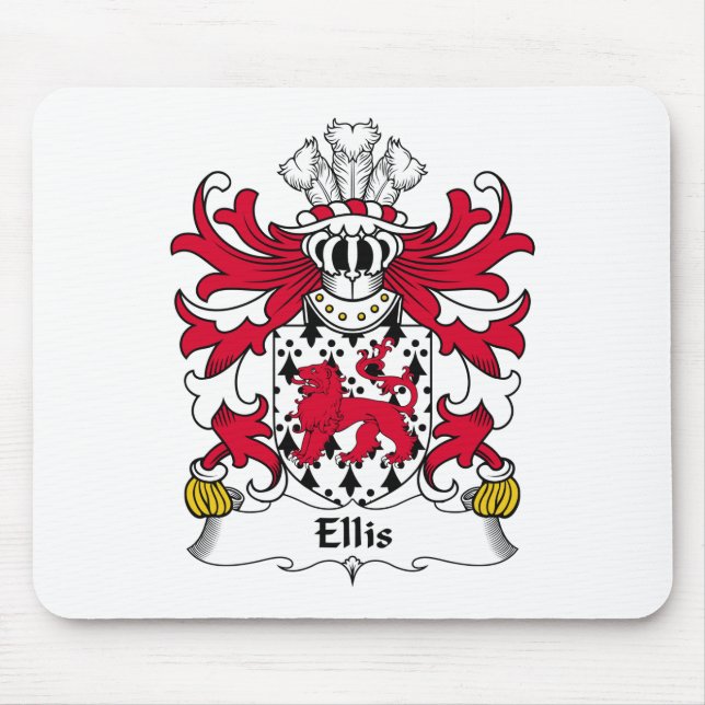 Ellis Family Crest Mouse Pad (Front)