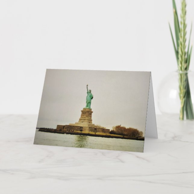 "Ellis Island" Congratulatory Card (Front)