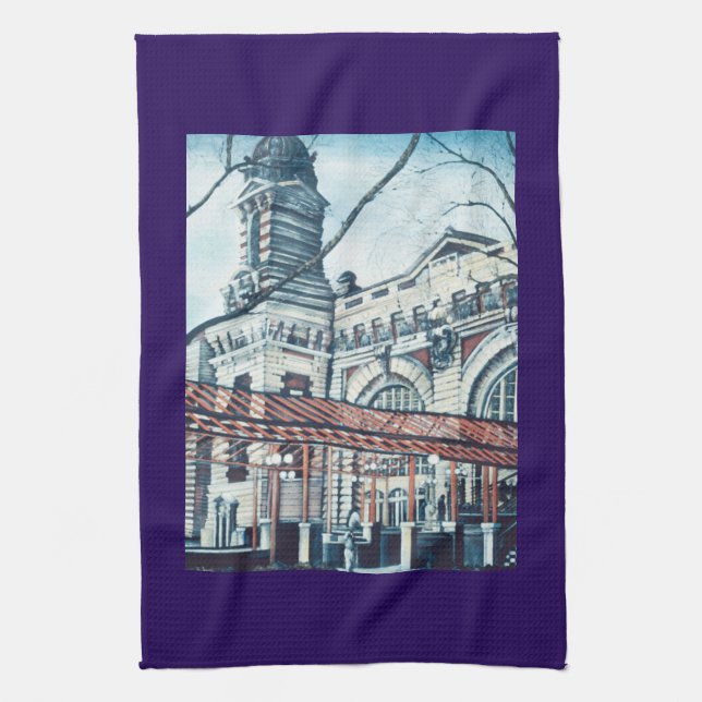 Ellis Island Kitchen Towel (Vertical)