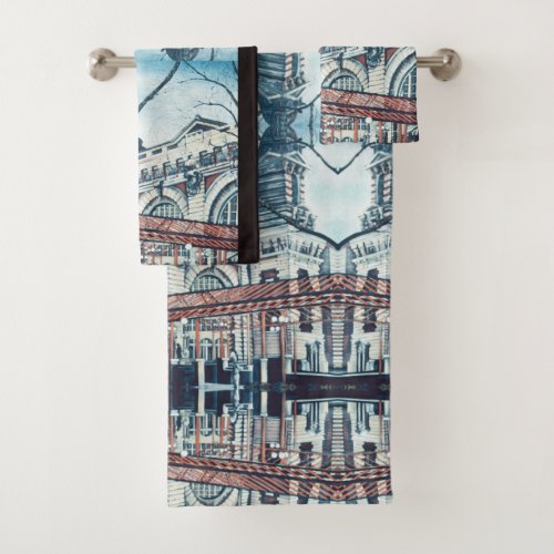 Ellis Island New York City Bath Towel Set