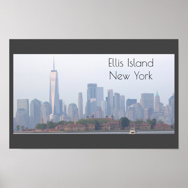 Ellis Island New York Poster (Front)