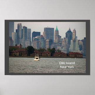 Ellis Island New York Poster