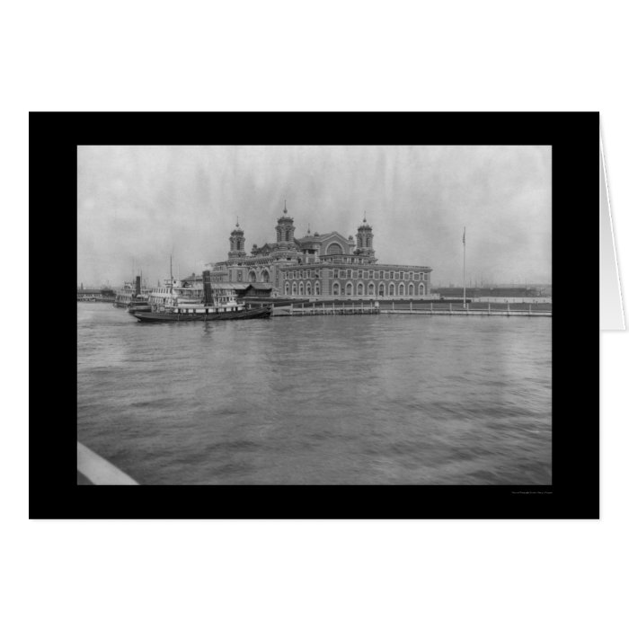 Ellis Island, NY 1913 Card