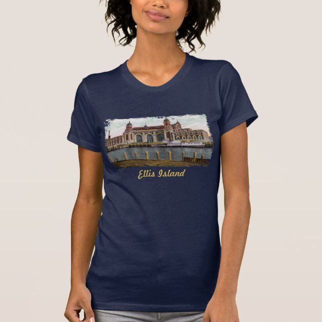 Ellis Island Painted Women's Shirt (Front)