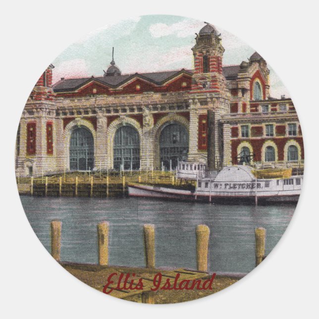Ellis Island Sticker (Front)