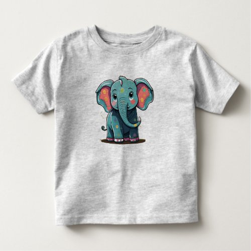 Ellis Little Marvel Irresistibly Cute Elephant  Toddler T_shirt