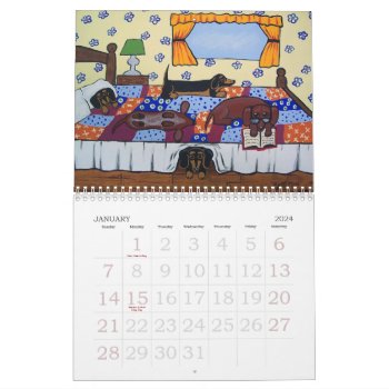 Ellison Art Calander 2024 Calendar by J_Ellison_Art at Zazzle