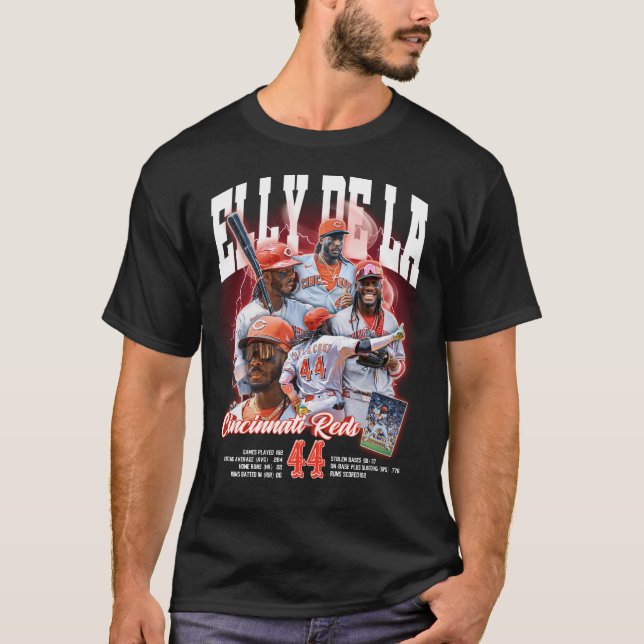 Elly de La the fastest baseball player fans art T-Shirt (Front)