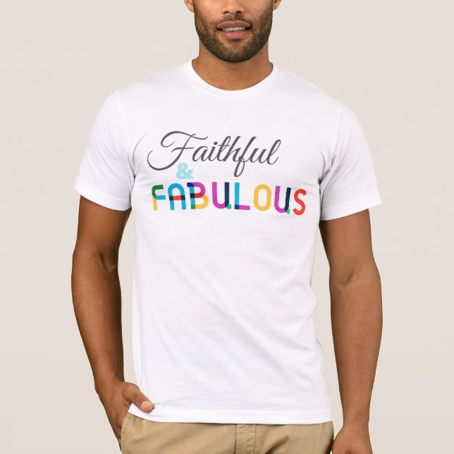 ELM Pride 2020 Faithful & Fabulous T-Shirt (Front)