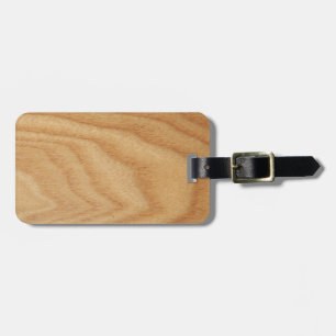 Elm Woodgrain Luggage Tag
