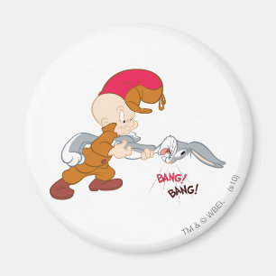 ELMER FUDD™ and BUGS BUNNY™ Magnet