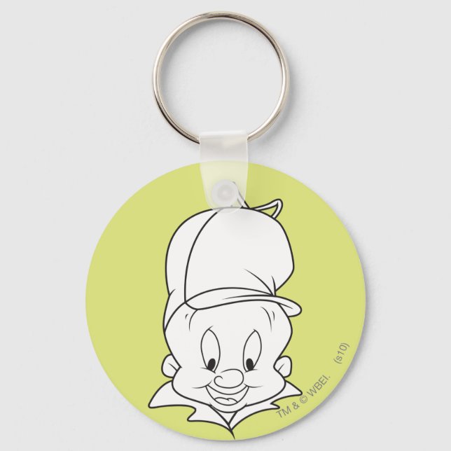 ELMER FUDD™ Head Shot Keychain (Front)