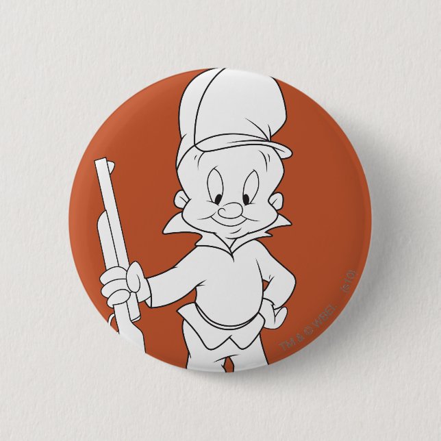 ELMER FUDD™ PINBACK BUTTON (Front)
