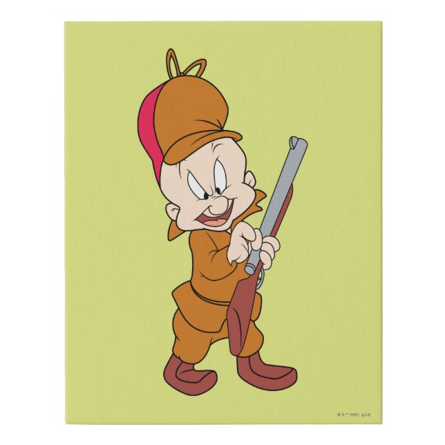 ELMER FUDD™ Ready to Hunt Faux Canvas Print (Front)