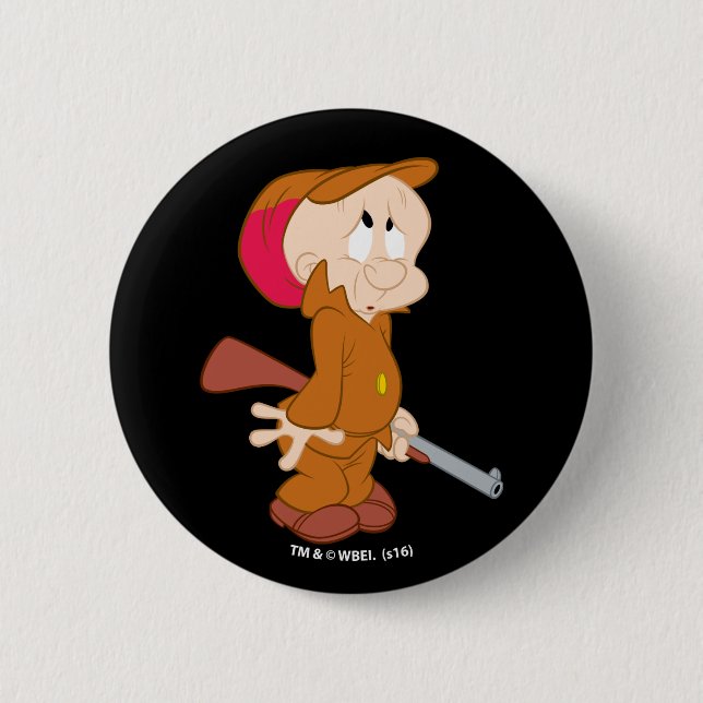 ELMER FUDD™ | Scared Pose Button (Front)