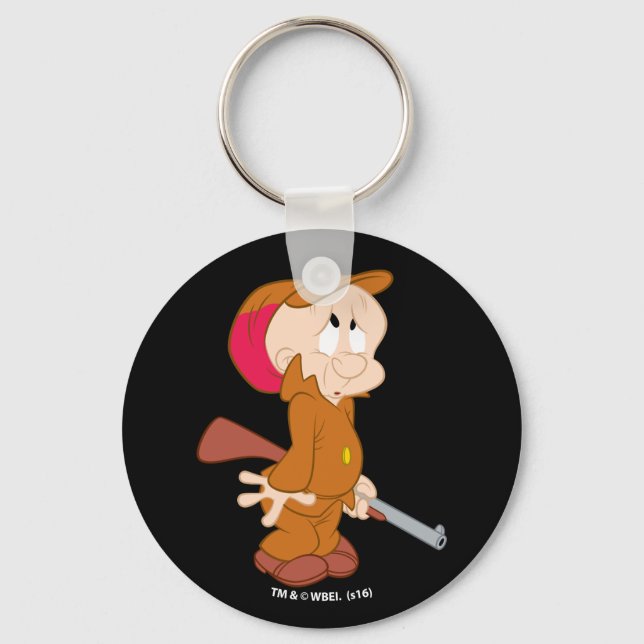 ELMER FUDD™ | Scared Pose Keychain (Front)
