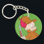 ELMER FUDD™ | With Gun Keychain<br><div class="desc">This design features your favorite Looney Tunes Character,  Elmer Fudd.</div>