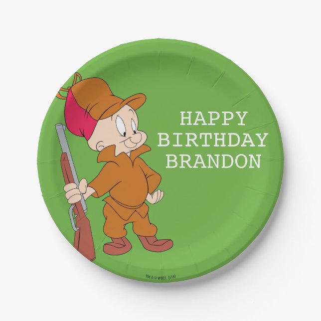 ELMER FUDD™ | With Gun Paper Plates (Front)
