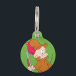ELMER FUDD™ | With Gun Pet Name Tag<br><div class="desc">This design features your favorite Looney Tunes Character,  Elmer Fudd.</div>