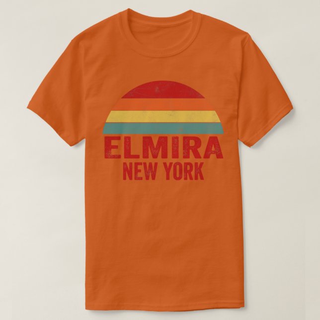 Elmira New York T-Shirt (Design Front)