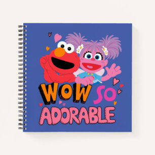 Elmo & Abby Wow So Adorable Notebook