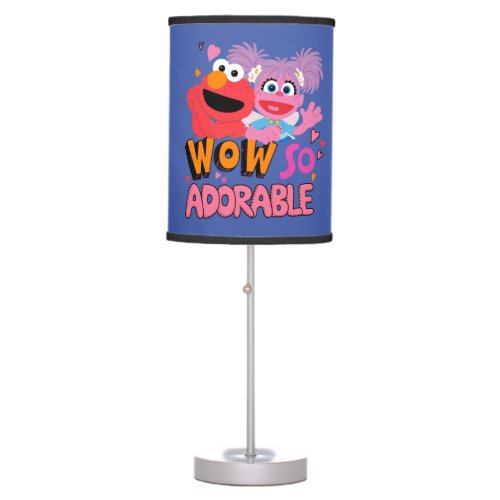 Elmo  Abby  Wow So Adorable Table Lamp