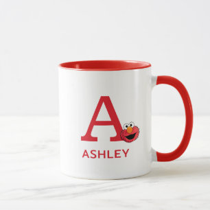 Elmo Add Your Name & Monogram A Mug