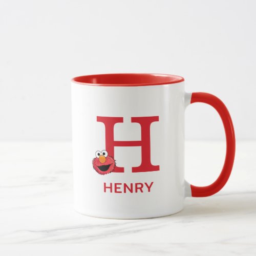 Elmo Add Your Name  Monogram H Mug