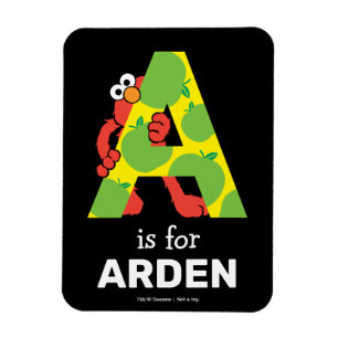 Elmo Alphabet   A Apple Magnet