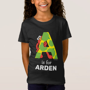 Elmo Alphabet A Apple T-Shirt