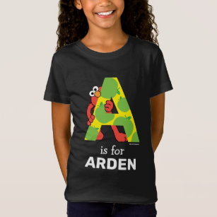 Elmo Alphabet A Apple T-Shirt