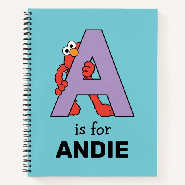Elmo Alphabet | A Purple Notebook (Front)