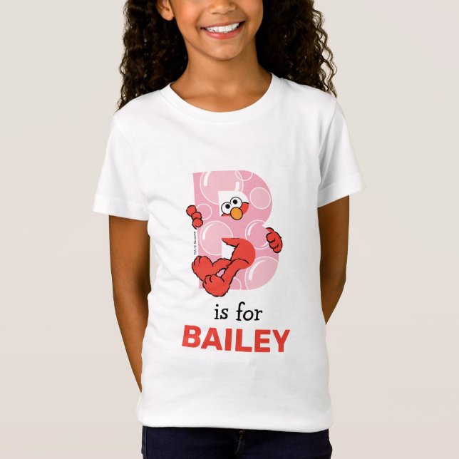 Elmo Alphabet | B Bubbles T-Shirt (Front)