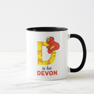 Elmo Alphabet D Duck Mug