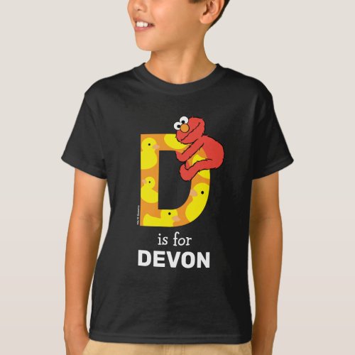 Elmo Alphabet  D Duck T_Shirt