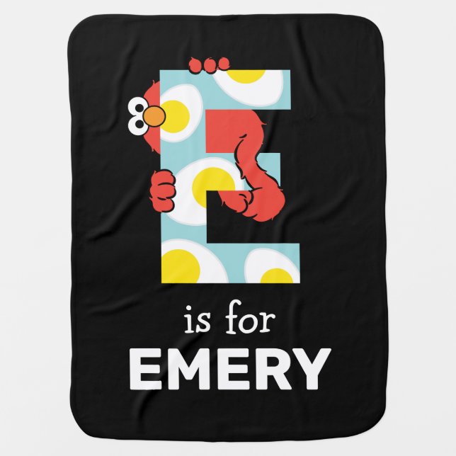 Elmo Alphabet | E Eggs Baby Blanket (Front)