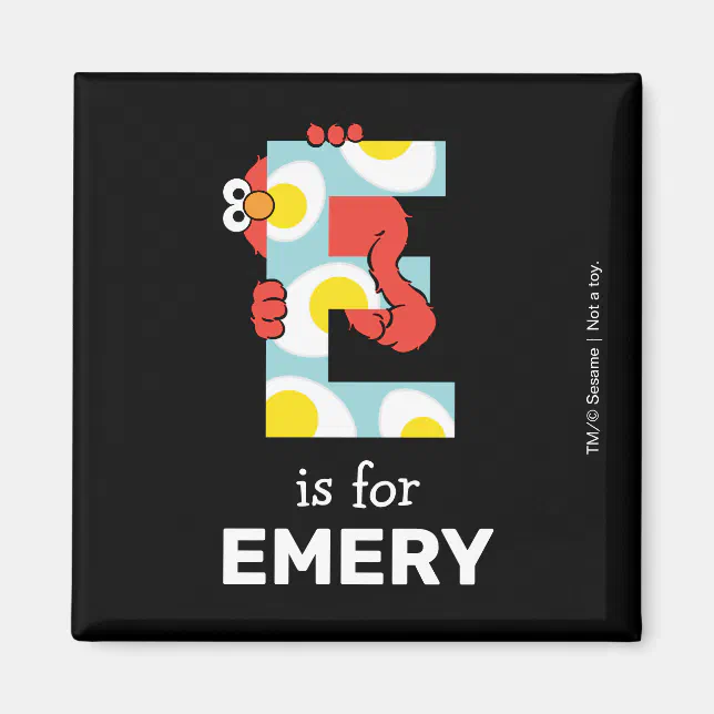 Elmo Alphabet | E Eggs Magnet | Zazzle