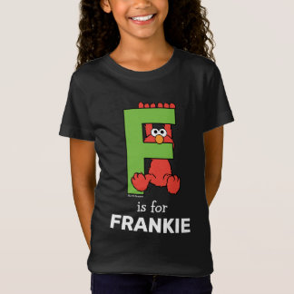 Elmo Alphabet | F Green T-Shirt