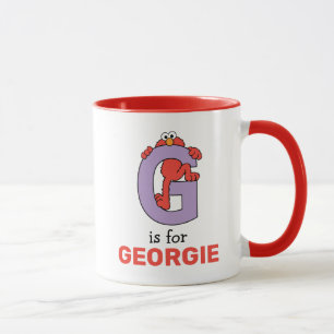 Elmo Alphabet G Purple Mug