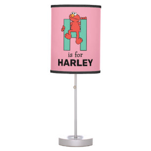 Elmo Alphabet   H Green Table Lamp