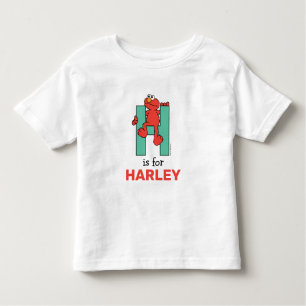 Elmo Alphabet H Green Toddler T-shirt