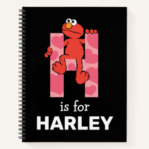 Elmo Alphabet H Hearts Notebook