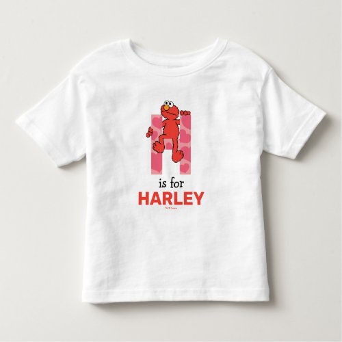 Elmo Alphabet  H Hearts Toddler T_shirt