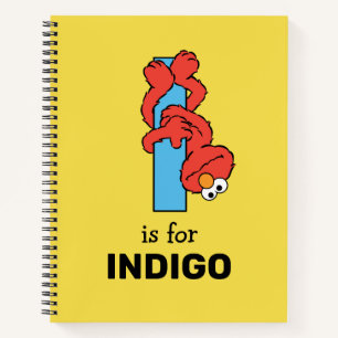 Elmo Alphabet I Blue Notebook